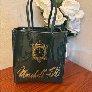 Marshall Field's Black Tote Bag